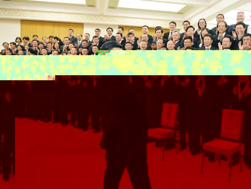 2019年6月25日，黨和國家領導人習近平、李克強、王滬甯等在北京人民大會堂會見第九屆全國“人民滿意的公務員”和“人民滿意的公務員集體”受表彰代表。新華社記者 李學仁/攝
